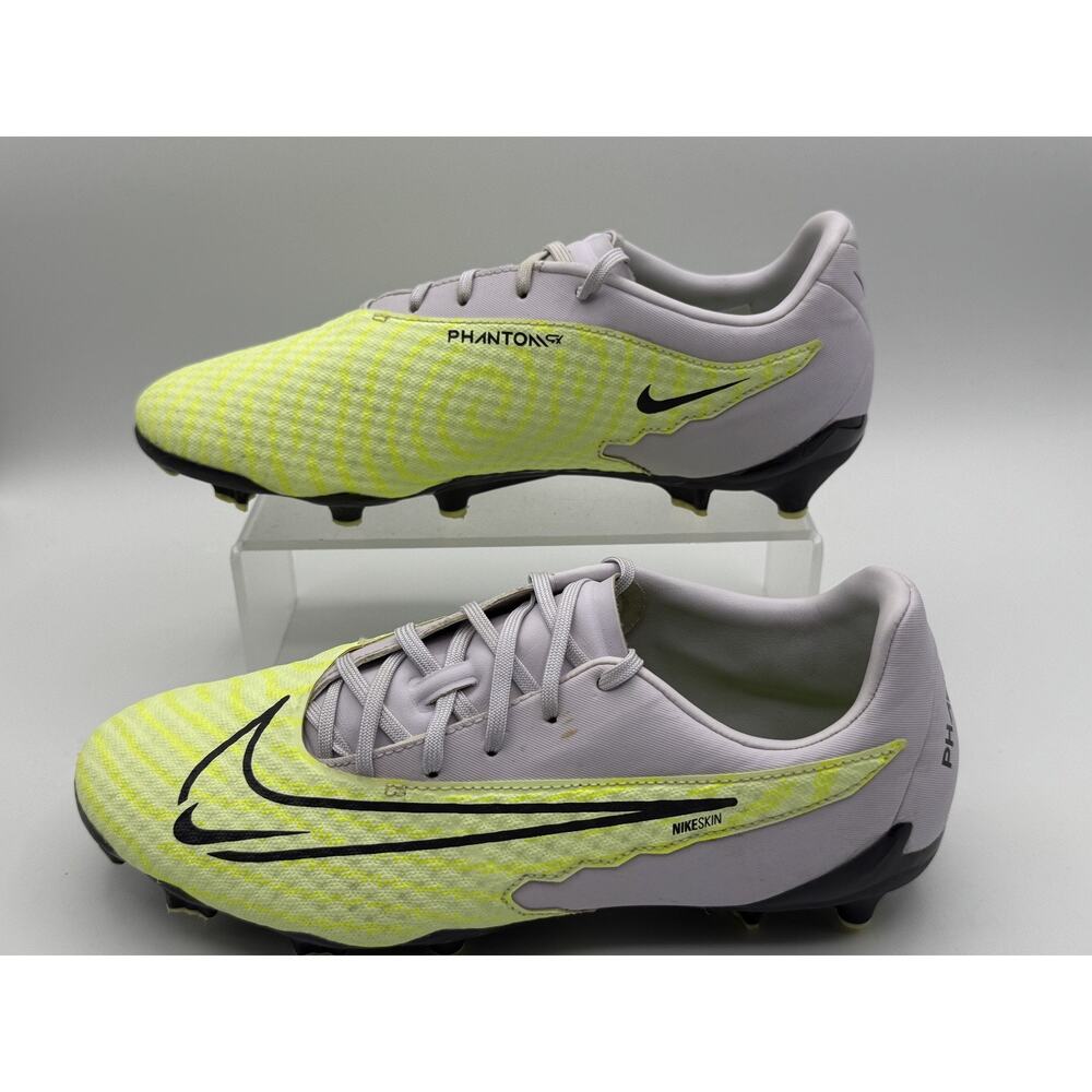 NEW: Nike Phantom GX Academy FG/Firm Ground Soccer Cleat Yellow/White Size-7.5 - Picture 4 of 5
